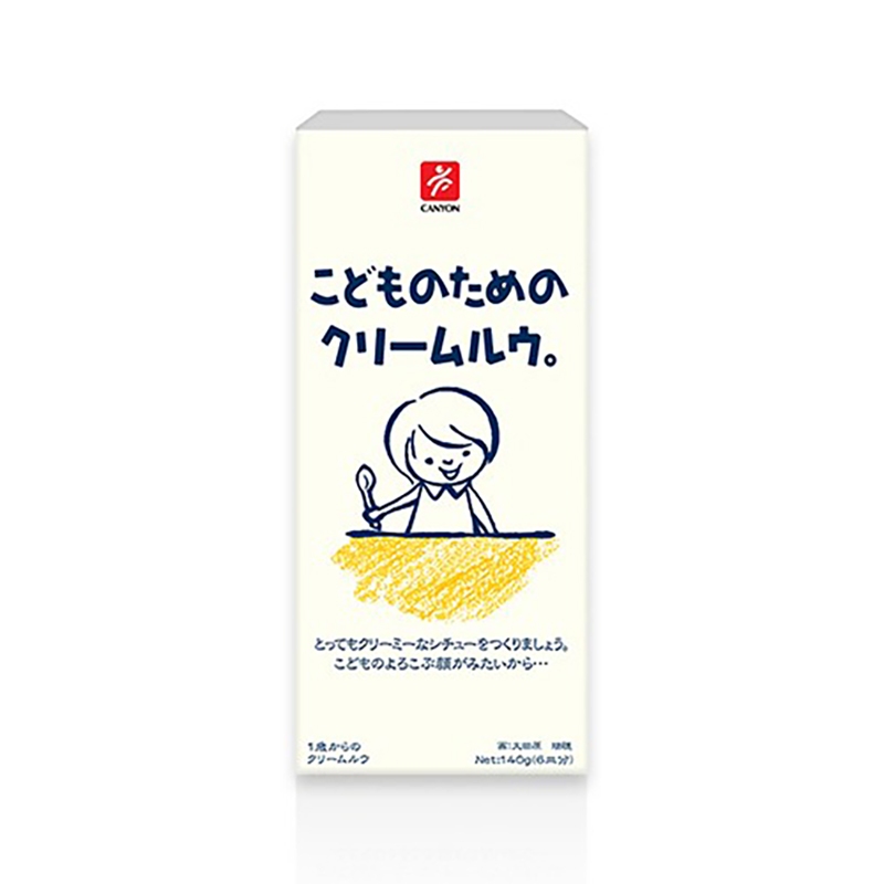 【日本CANYON】兒童調理塊140g-奶油 兒童調理塊 副食品調理  奶油咖哩塊