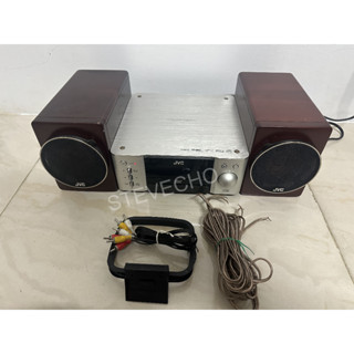 JVC CA EXA3 DVD CD USB 床頭音響 全機功能 全音域 木振膜核桃實木音箱 原廠遙控器