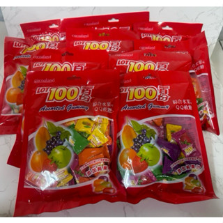 馬來西亞LOT 100 一百份 QQ軟糖綜合水果軟糖