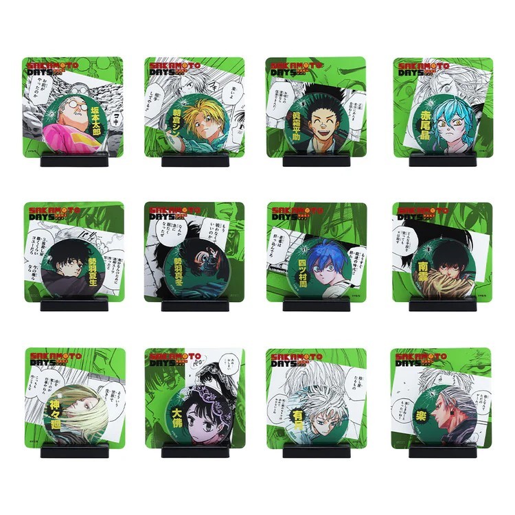 【Pixie線上代購】現貨 正版 JUMP SHOP 坂本日常 名場面 壓克力 立牌 吊飾 神神迴 赤尾晶 勢羽真冬