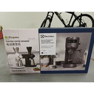 （詳看內容）九成新Electrolux伊萊克斯極致美味500半自動義式咖啡機 /20BAR/全觸控介面+磨豆機