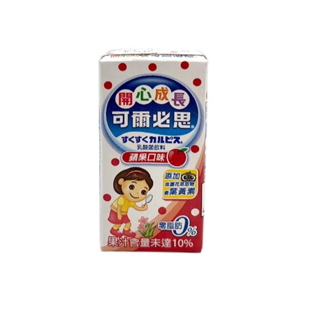 Asahi朝日 開心成長可爾必思蘋果乳酸菌飲料 160ml【Donki日本唐吉訶德】