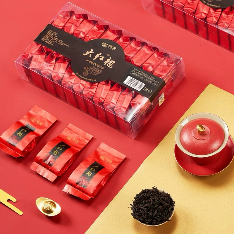 【六茶茗】 2025年 中茶-海堤 大紅袍 老欉水仙 肉桂 武夷巖茶 中火 茶葉 烏龍茶 臺灣現貨