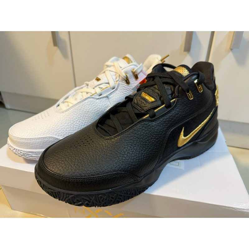 降！全新 Nike LeBron NXXT Gen AMPD EP 男 黑 白 金 鴛鴦 LBJ FJ1567-103