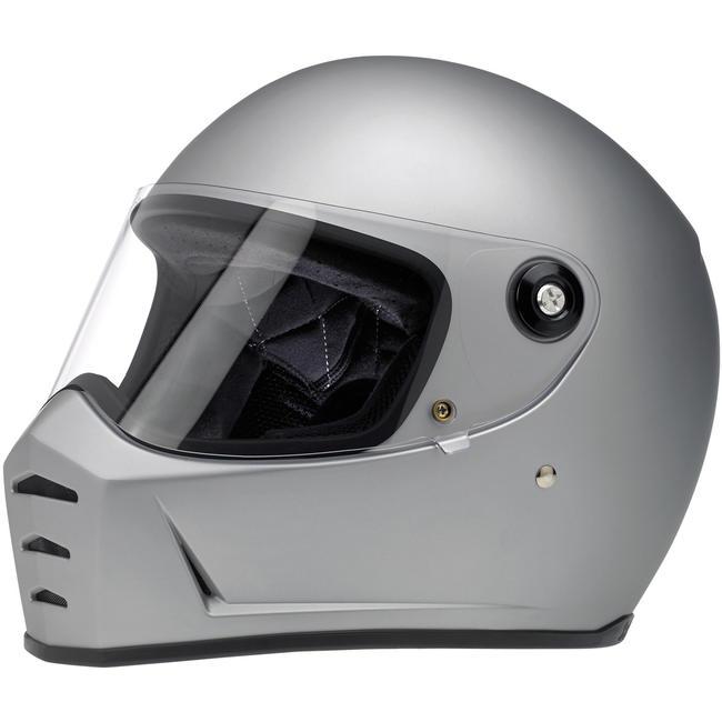 美國 Biltwell LANE SPLITTER HELMET 安全帽 樂高帽 消光銀 XL