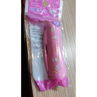 正版Sanrio my melody 美樂蒂粉紅色印鑑收納盒印章盒