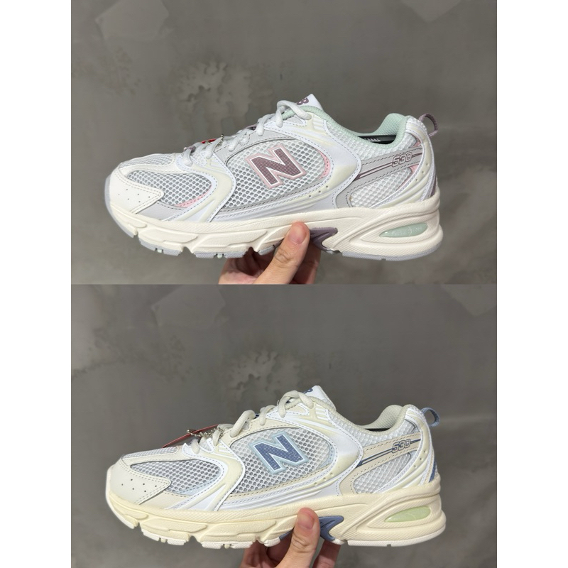 NEW BALANCE 女 530 復古休閒鞋 奶油粉 奶油藍 U530NEB/A
