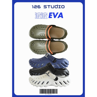 126 臺灣公司貨 厚4公分 波波鞋 洞洞鞋 EVA 拖鞋 戶外 踩屎感 防水 厚實 一體成形 夏天 涼鞋 透氣 舒適
