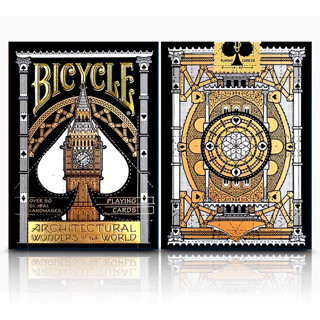 【千葉撲克】現貨 Bicycle 世界建築單車牌 撲克牌 建築奇蹟 世界奇觀 花切練習牌 魔術 收藏牌 紙牌 uspcc