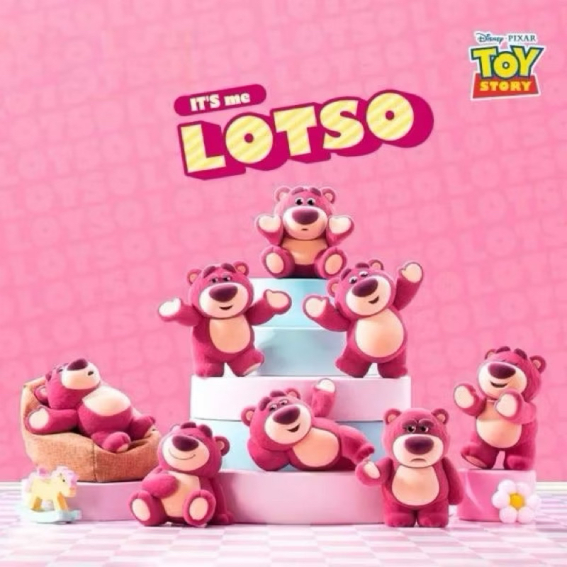 迪士尼正版 雷標 52Toys 熊抱哥 It's me 熊抱哥絨毛系列盒玩 植絨熊抱哥 草莓熊 已拆盒 未拆袋