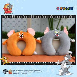 giya shop湯姆貓與傑利鼠Tom and Jerry正版授權飛機枕頸枕