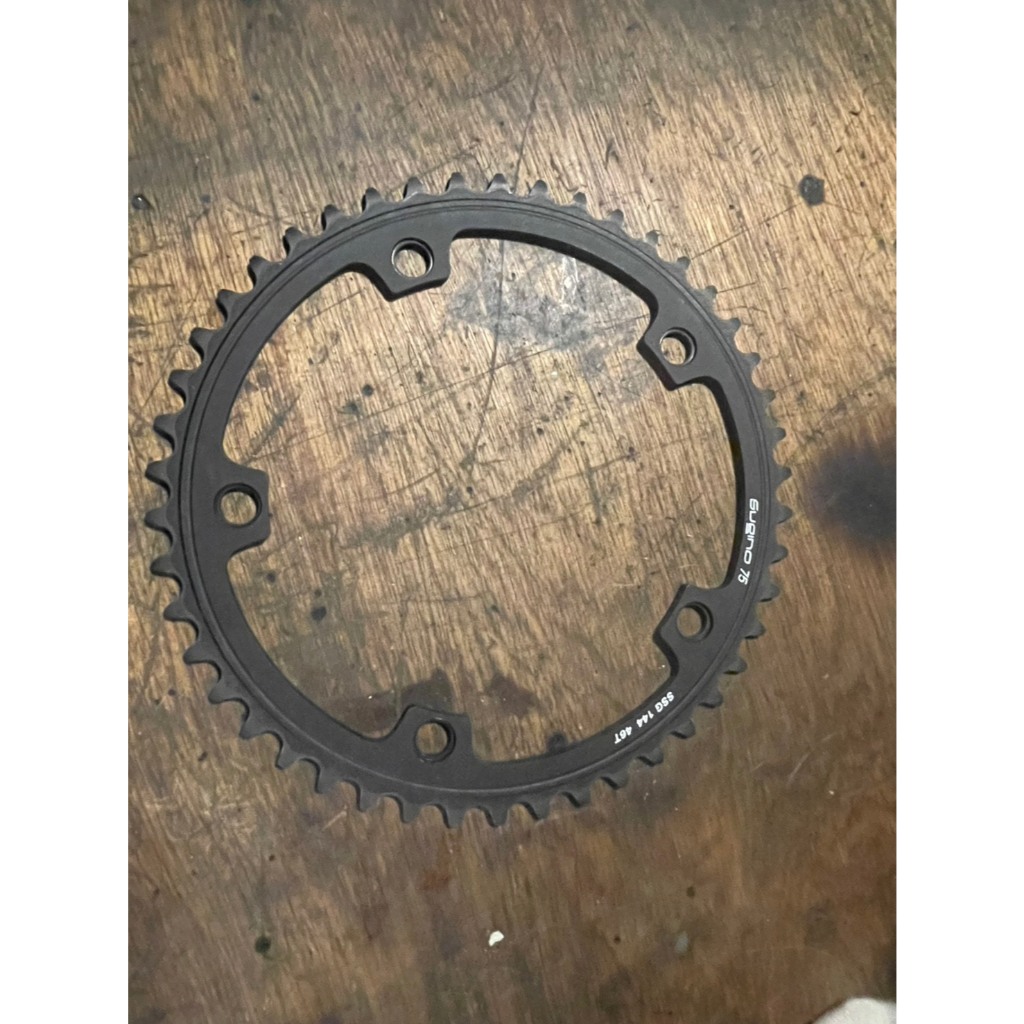 全新 SUGINO SSG 大盤 黑色 46T 單速車 FIXED GEAR Sugino SG75 Chainring