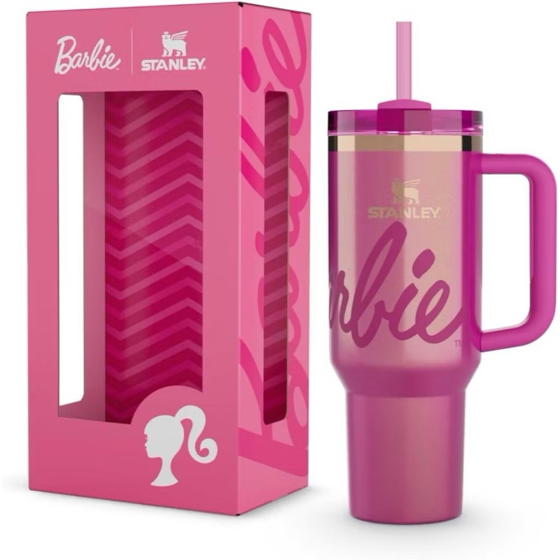 正版barbie x Stanley barbie 芭比 Stanley Quencher Stanley保溫杯