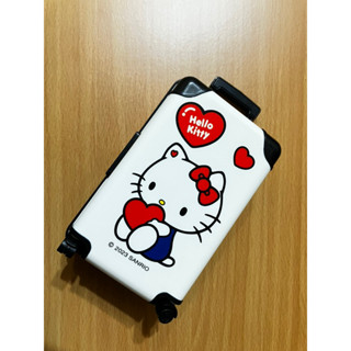 【阿文的小賣場】 hello kitty 迷你旅行箱收納盒 擺飾 二手