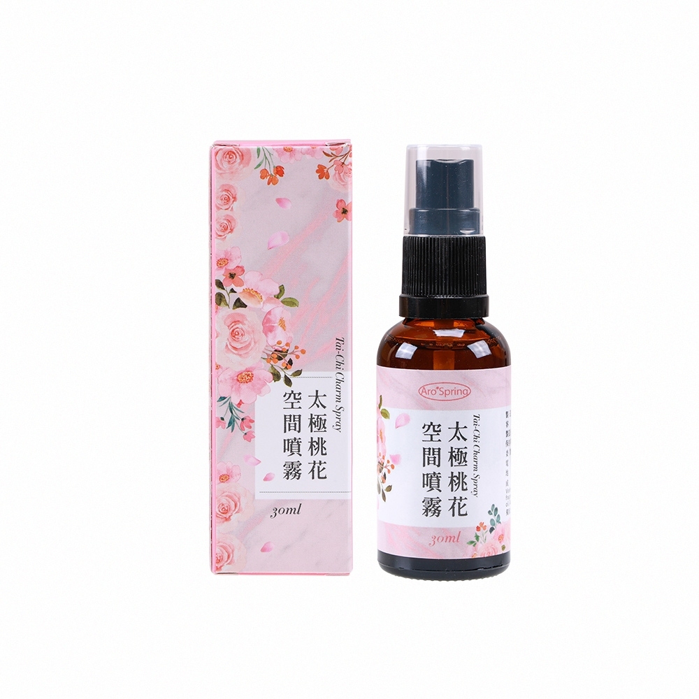 【雨揚珍品】太極桃花噴霧劑30ml(招桃花/招貴人/招財轉運/玫瑰/紫羅蘭/廣藿香/佛手柑/太極好運/精油/開運)