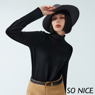 SO NICE【特惠】百搭翻領針織上衣｜藍/白/黑/粉/墨綠｜都會時尚女裝 【93240003】