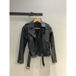 ［二手］ALLSAINTS深綠色女生皮衣-Balfern Biker