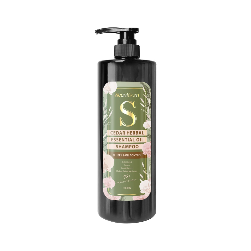 【ScentDom】雪松草本精油調洗髮露(蓬鬆控油)1000ml│蘭都品牌直營