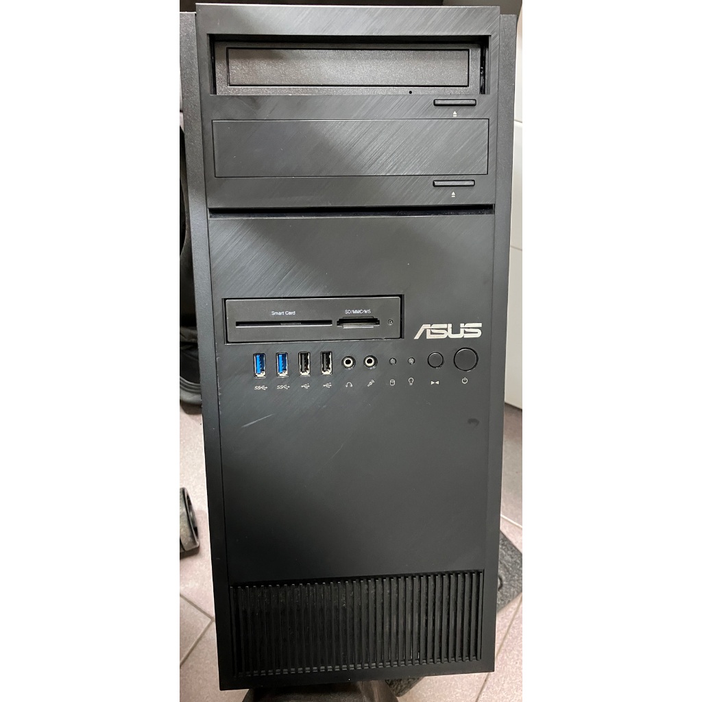 ASUS 華碩 E500 G5 WS690T i5-8500 USB 3.2 SSD 16G 桌上型電腦 WIN11