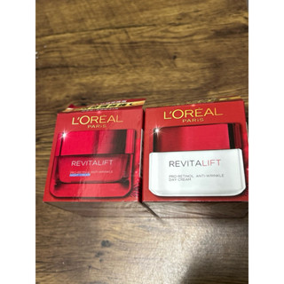L'Oréal Paris巴黎萊雅活力緊緻抗皺緊緻修護晚霜 巴黎萊雅活力緊緻抗皺緊緻修護日霜 活力緊緻晶透青春凝凍