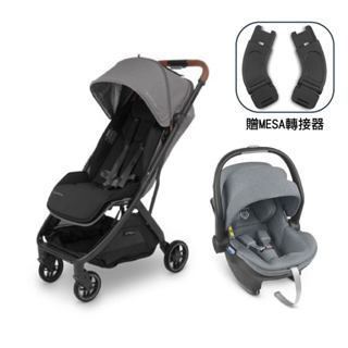 【贈轉接器】美國 UPPAbaby MINU V3魅力都會時尚推車+MESA i-Size新生兒提籃(多款選擇)
