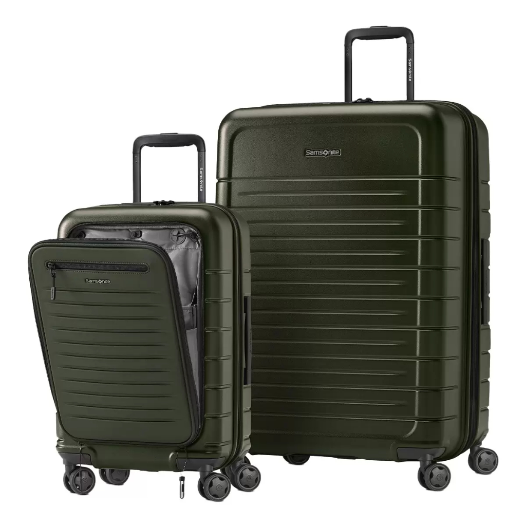 Samsonite Variate 22吋&29吋行李箱 黑色/綠色