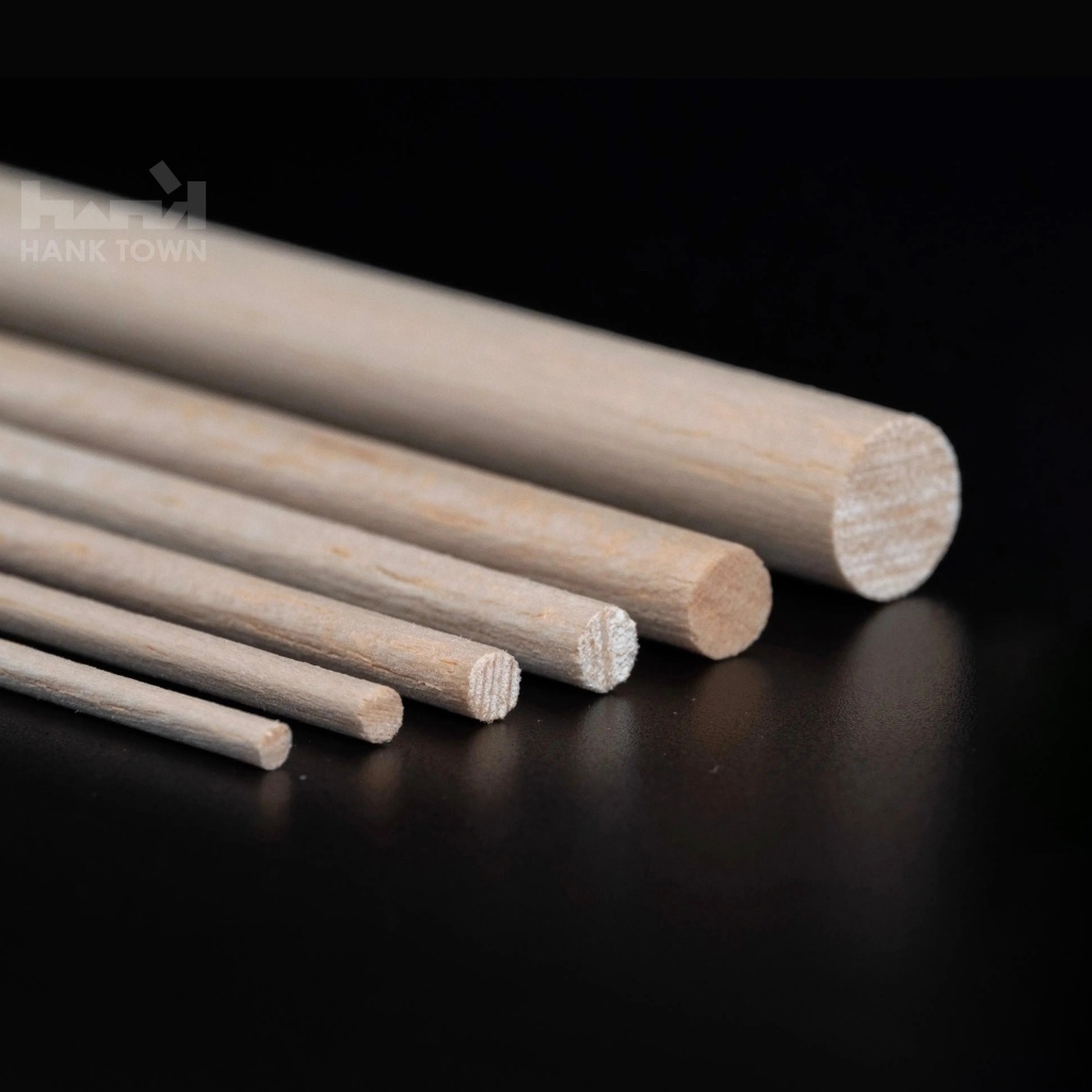[ HankTown ] 飛機木圓木棒 巴爾沙圓木棒 輕木圓棒 圓木條 長30cm 3入｜圓木棒【全站滿$99出貨】