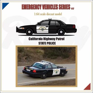 Rollin 1/64 福特 Ford CV 攔截者 維多利亞皇冠 Victoria Crown 州警巡邏車 警車模型車