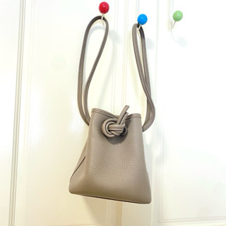 Vasic Bond Mini Mini Bag （Ash） 荔枝皮水桶包 大象灰