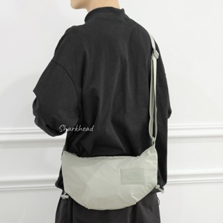 【Sharkhead】現貨 The North Face 側揹包 小包 黑 灰綠 肩背 斜揹包 水餃包 北臉 腰包 米灰