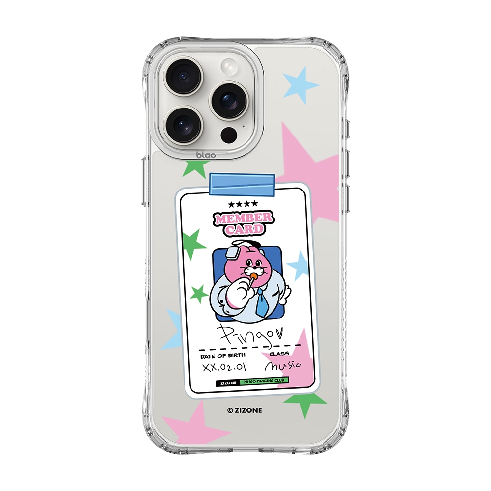 【TOYSELECT】ZIZONE星耀會員卡抗黃防摔MagSafe iPhone手機殼