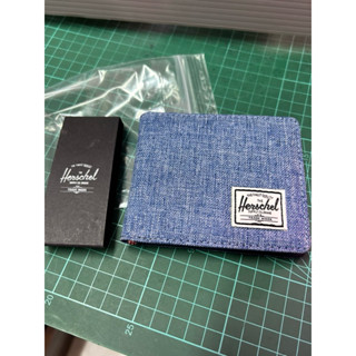 瑕疵品 牛仔色Herschel Roy Coin XL Wallet RFID 短夾 皮夾