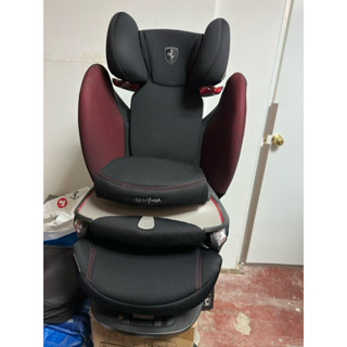 9成9新 德國Cybex➤成長型兒童汽車安全座椅 Pallas S-Fix 法拉利聯名款 (9-36kg)