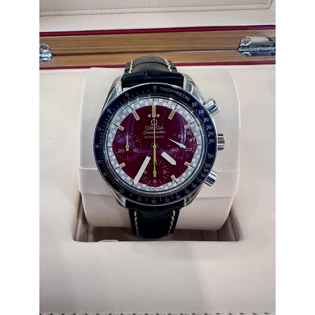 Omega Speedmastar 舒馬克賽車紀念限量款