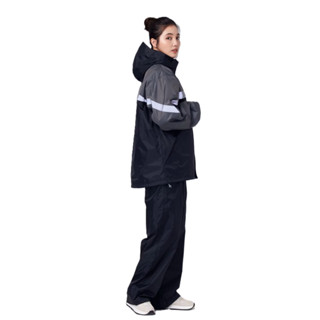 snowstormi 雨衣 explorer ex-1 機能防水雨衣 鈦灰色 透氣設計 內裡網 大口袋 兩件式 雨衣
