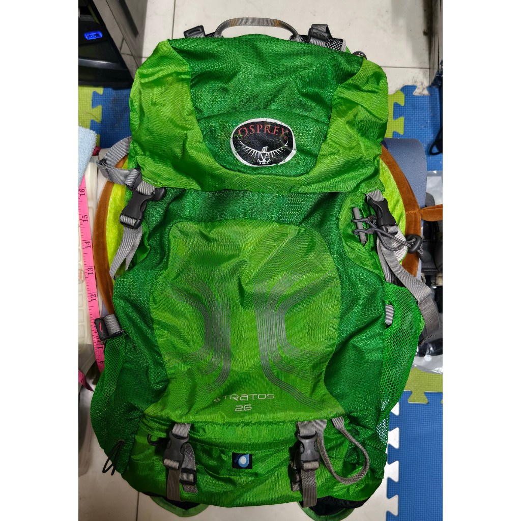 二手 Osprey Stratos 26 輕量網架健行登山背包 登山背包 登山包 背部透氣機能