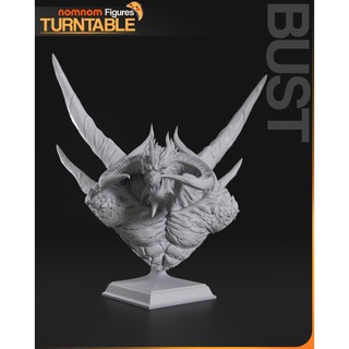 Tazo工坊代印[NOM] 暗黑領主胸像-暗黑破壞神The Dark Lord - Diablo BUST 3D列印模型