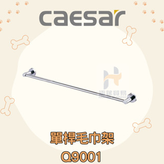凱撒 CAESAR Q9001 單桿毛巾架 毛巾架 浴室 毛巾