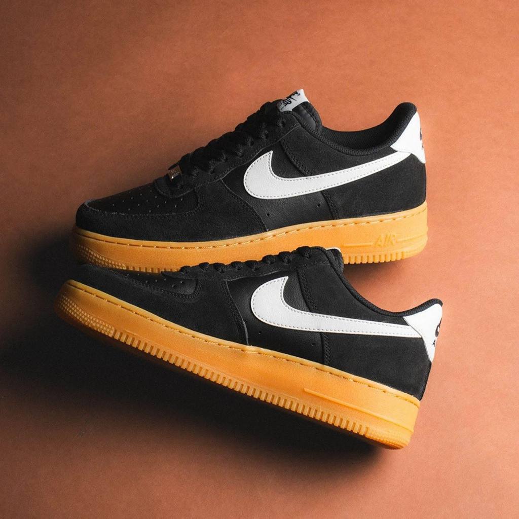 ☆CHIN代購☆Nike Air Force 1 Black Gum 焦糖底 黑底白勾 FQ8714-004 現貨