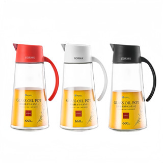 （臺灣現貨）日本ASVEL 玻璃油壺家用大容量油瓶 防漏不掛油 650ml
