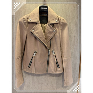 💖All Saints 皮衣 外套 夾克 長袖 真皮 羊皮 allsaints 歐聖 AS 英倫 韓風 時尚 小羊皮