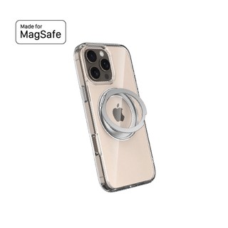 【頑皮鬼】Spinner 360° 磁吸旋轉手機殼｜支援MagSafe磁吸｜透明款｜i15-i16