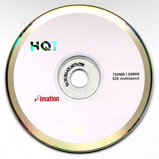 imation HQT 美商怡敏信 CD-R 空白光碟片 700MB 80MIN 52X 台灣製