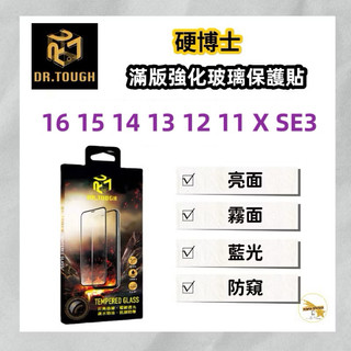 Dr.TOUGH硬博士12 13 14 15 16e 17 Pro Max Plus SE2 3 亮面 霧面 防窺 藍光