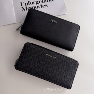 『美國阿丹』MK MICHAEL KORS 經典款 拉鍊長夾 男夾 皮夾