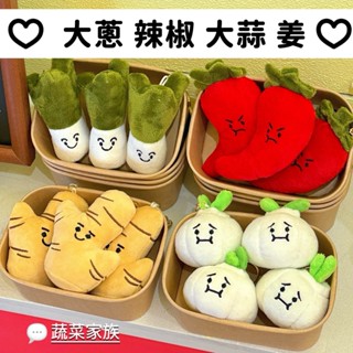 【臺灣現貨】青菜在這！可愛蔬菜 蒜頭 薑 蔥 辣椒 包包 掛件 配飾 鑰匙圈 配件 學生 裝飾 娃娃 掛飾 絨毛娃娃