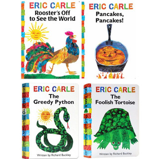 正版硬頁 Eric Carle Pancakes/ Python/ Tortoise/ Rooster