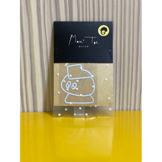MoreMoreToe 墨墨頭 立體金屬貼標 文創 全新