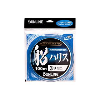 SUNLINE AZEERO 船ハリス 碳纖線 卡夢線 船釣 大物 子線 前導線 釣魚線 100M