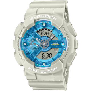 CASIO 卡西歐 G-SHOCK時尚綠洲湖泊雙顯男錶(GA-110AS-5A)